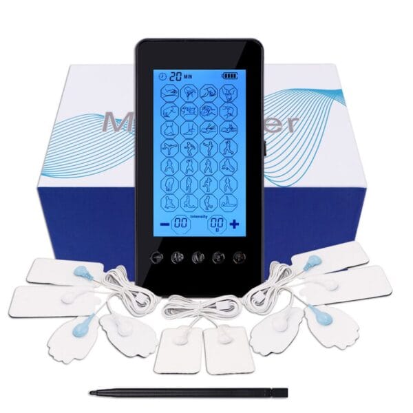 Muscle Stimulator Touch Screen Rechargeable EMS TENS Machine Body Massager TENS Unit