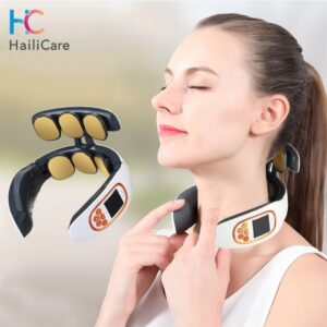 Micro-current Smart EMS Pulse Heating Neck Massager