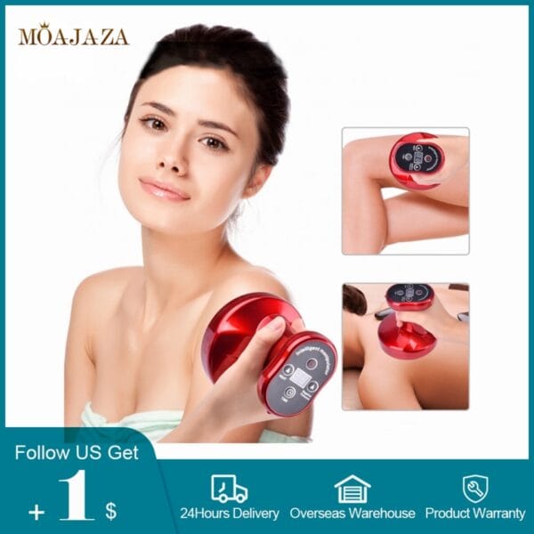 Electric Guasha Cupping Massager Heating Acupoint Therapy