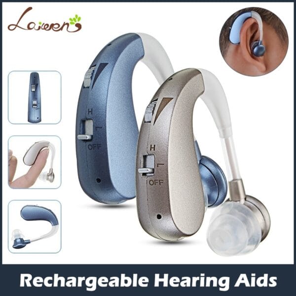 Rechargeable Mini Digital Hearing Aid for Elderly