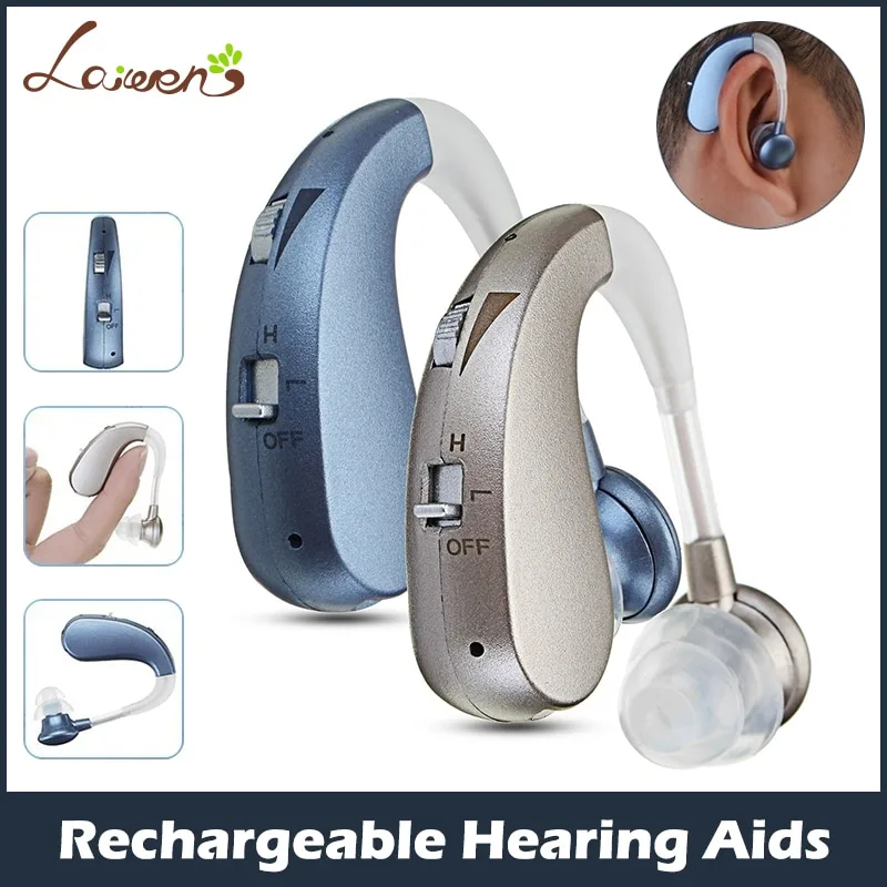 Rechargeable Mini Digital Hearing Aid for Elderly