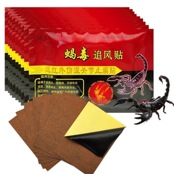 Knee Joint Pain Relieving Patch Scorpion Venom Extract Medical Plaster