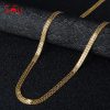Copper Necklace Chains Women And Man Classic High Quality For Daily Wear