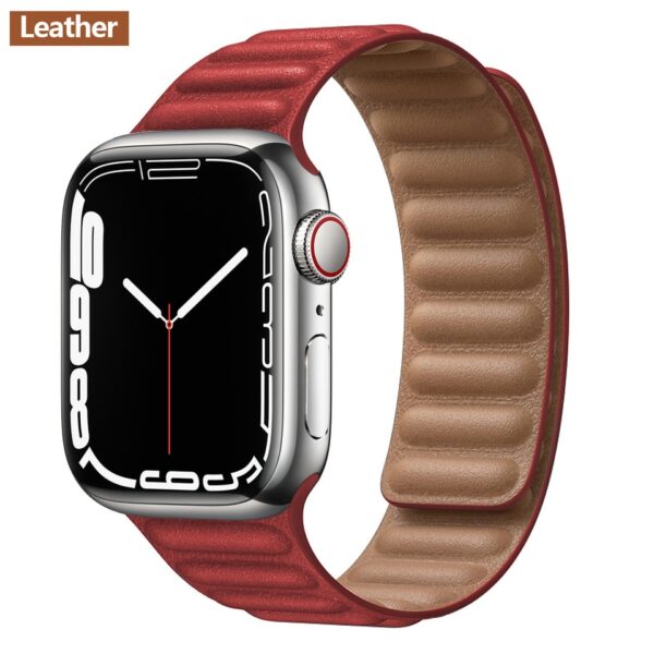 Leather Link For Apple Bracelet Watch