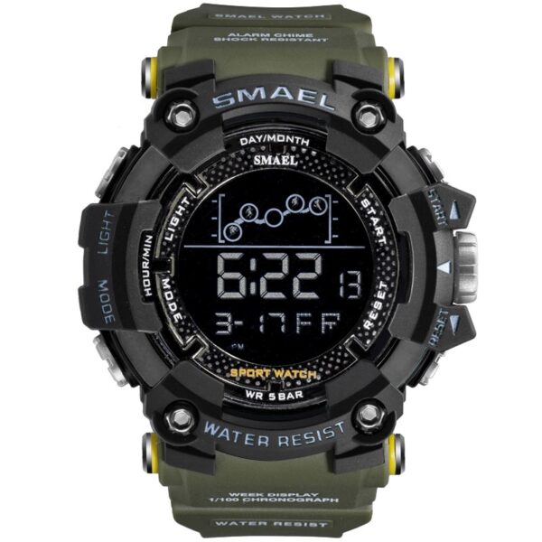 Men's W Sport watch Army LED Digital Watches