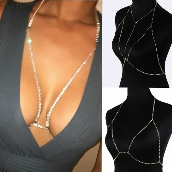 Sexy Body Jewelry Spring Summer Sexy Bikini Bust Waist Hip Chain