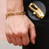 8k Gold Plated Men's Bracelet