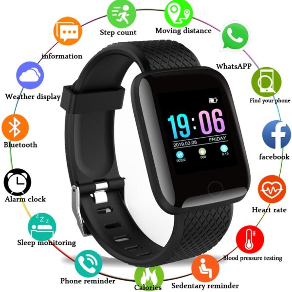 Smart Sport Watch for Men Women Android IOS