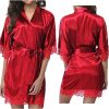 Women Night Gown Robe Lace