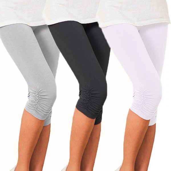 Women Pants Cropped Capris Skinny