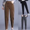 Plush Thick Casual Pants Women