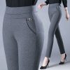 High Waist Casual Stretch Slim Middle Pants
