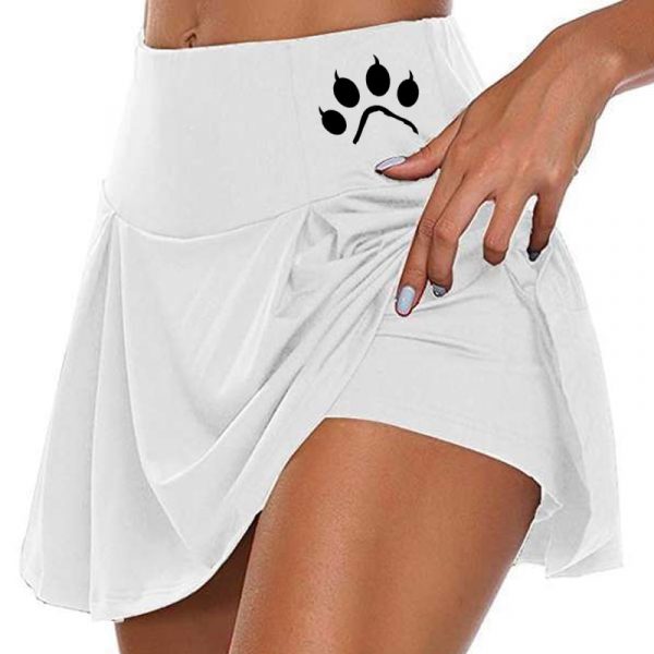 Printed Tennis Skirts Golf Fitness Mini Short Skirt High Waist